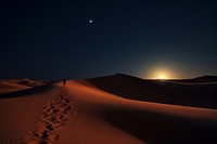 Desert outdoors horizon nature. 