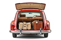 Car suitcase vehicle luggage. AI generated Image by rawpixel.