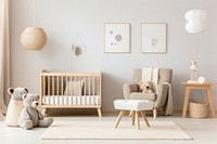 Nursery room furniture chair. 