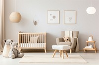 Nursery room furniture chair. 