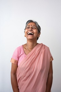 Laughing smile adult women. 