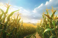 Field agriculture landscape outdoors. AI generated Image by rawpixel.