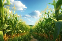 Field agriculture landscape grassland. 