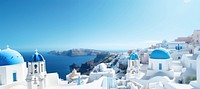 Architecture santorini building sky. 