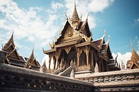 Temple architecture building pagoda.