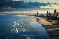 Beach sky architecture landscape. 