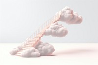 Nature cloud architecture staircase. AI generated Image by rawpixel.