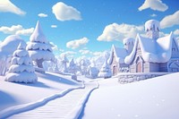 Winter snow backgrounds landscape. 