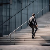 Footwear walking stairs adult. 