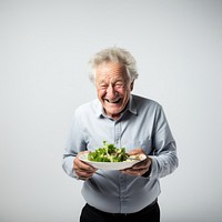 Salad adult food man. AI generated Image by rawpixel.