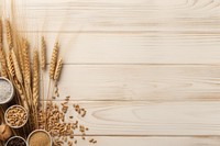 Food backgrounds wheat table. AI generated Image by rawpixel.