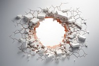 Breaking hole destruction misfortune. AI generated Image by rawpixel.
