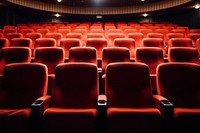 Architecture auditorium cinema chair. 