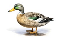 Duck mallard animal bird. 