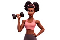 Cartoon sports adult woman. AI generated Image by rawpixel.