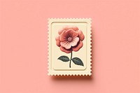 Postage stamp icon flower petal plant. 