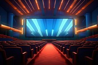 Auditorium cinema stage architecture. AI generated Image by rawpixel.