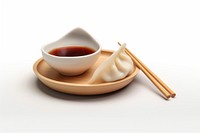 Dumpling chopsticks food bowl. 