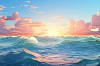 Sea backgrounds landscape seascape. 