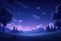 Landscape night sky astronomy. AI generated Image by rawpixel.