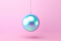 Hanging sphere disco toy. 