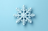 Snowflake blue celebration decoration. 