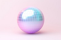 Sphere disco toy white background. AI generated Image by rawpixel.