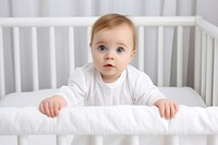 Crib baby furniture nursery. AI generated Image by rawpixel.