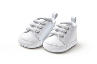 Shoe footwear white pair. 