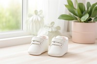 Shoe footwear white plant. 