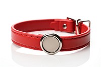 Collar jewelry belt red. 