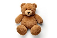 Teddy bear toy white background representation. AI generated Image by rawpixel.