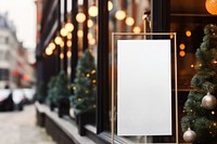 Christmas outdoors lighting window. AI generated Image by rawpixel.