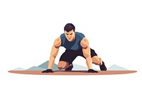 Athlete sports adult determination. AI generated Image by rawpixel.