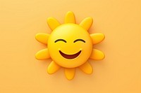 Yellow face toy sun. AI generated Image by rawpixel.