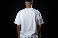 T-shirt sleeve adult white. 