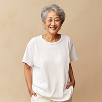 Portrait smiling sleeve adult. 