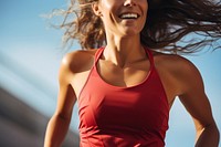 Outdoors running sports adult. AI generated Image by rawpixel.