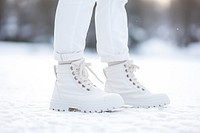 Footwear outdoors winter white. 