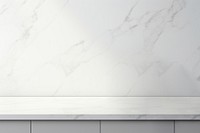 Countertop marble vase wall