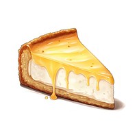 Cheesecake dessert slice food. AI generated Image by rawpixel.