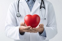 Hospital doctor heart stethoscope. AI generated Image by rawpixel.