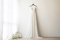 Wedding dress fashion white. AI generated Image by rawpixel.