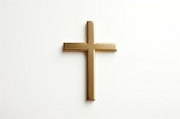 Cross crucifix symbol gold. AI generated Image by rawpixel.