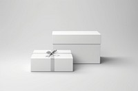 Gift box white celebration.