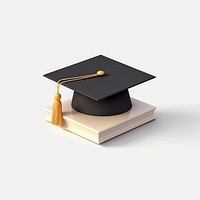 Graduation certificate white background intelligence. AI generated Image by rawpixel.