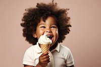 Dessert eating cream happy. AI generated Image by rawpixel.