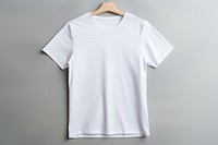 T-shirt white coathanger undershirt. AI generated Image by rawpixel.