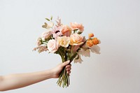 Flower hand holding plant. AI generated Image by rawpixel.