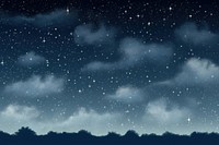 Night sky outdoors nature. AI generated Image by rawpixel.